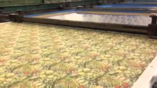 William Morris Golden Lily Being Printed