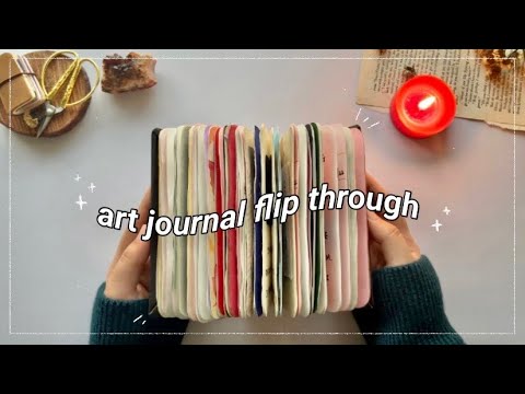 ✨art journal flip through✨ // 2022 🌿📓🎨