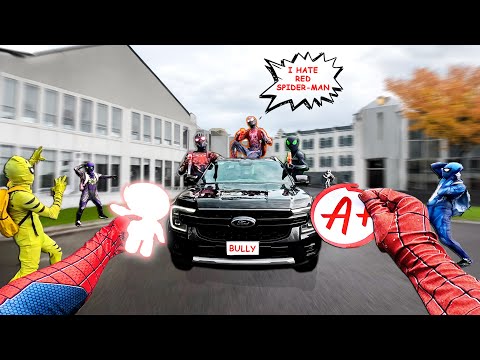 Mystery TEDDY Help Me to Fight The TOXIC Superhero FRIEND In Spider-Man School ( Action POV )