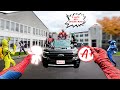 Mystery TEDDY Help Me To Fight The TOXIC Superhero FRIEND In Spider Man School Action POV