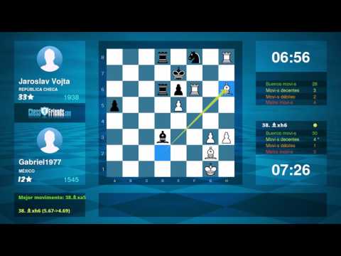 Chess Game Analysis: Gabriel1977 - Jaroslav Vojta : 0-1 (By ChessFriends.com)