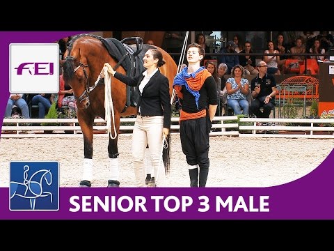 Top 3 Male (Senior) | World Championships Vaulting 2016 | Le Mans