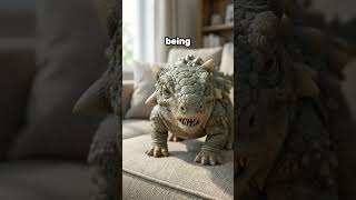 Raising an Ankylosaurus in an apartment is CRAZY! 🦕🏡 #shorts #dinosaur