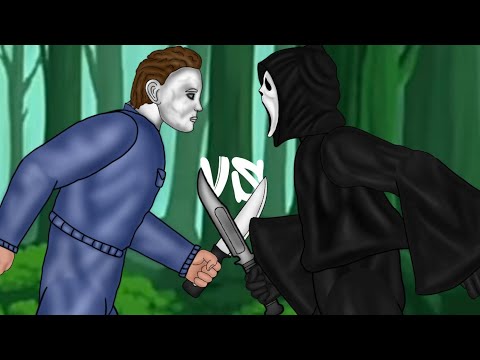 Scream(Ghost Face) Vs Michael Myers (Dc2 Animation)