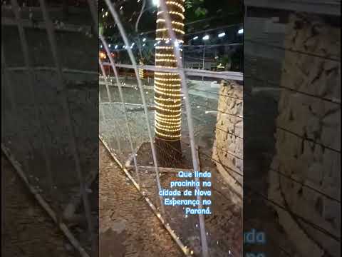 Pracinha em Nova Esperança Paraná. Lugar muito agradável. #qualaboacoroa #diversão #casal #viagem