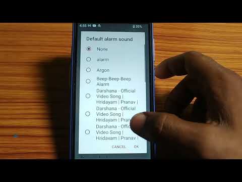 how to set download song default alarm sound,download song default alarm sound set kaise karen Nokia