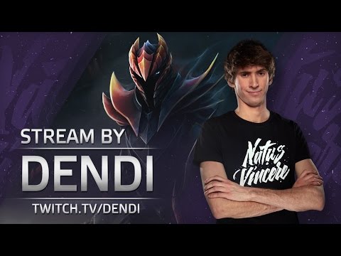 Dota 2 Stream: Na`Vi Dendi playing Dragon Knight (Gameplay & Commentary)