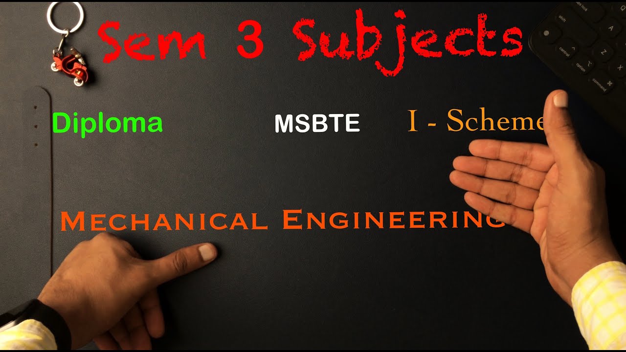 Diploma Sem 3 Subject names | Mechanical Engineering | MSBTE | Marks Distribution | Ajit Sir |