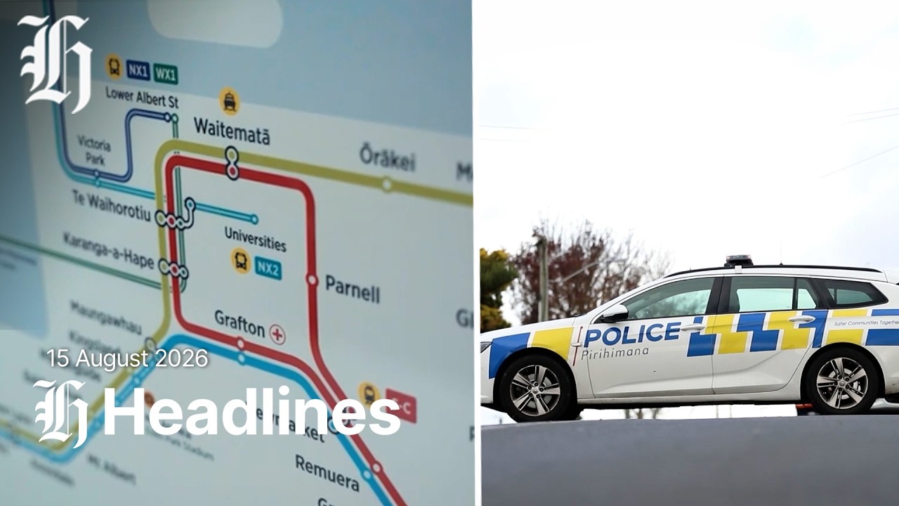 NZ Herald Afternoon Headlines | Saturday, August 15, 2026