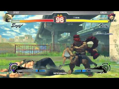 EX-Factor 1.2 (SSFIV:AE 2012) - SF GIEF (Zangief) vs. Kineda (Akuma)
