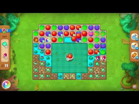 Gardenscapes 884 Level - 18 moves - NO BooSTERS