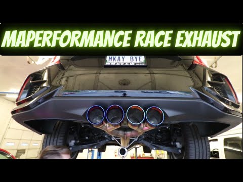 Maperformance Race Exhaust Install (2020 Honda Civic SI)