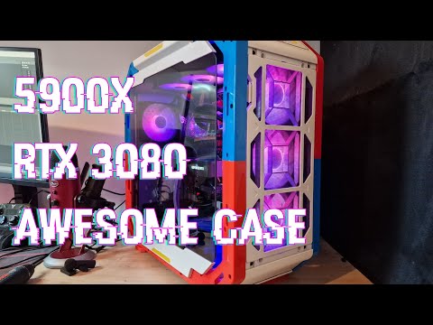 5900X, RTX 3080 Gaming PC Build, lots of RGB - Inwin Airforce Case Review