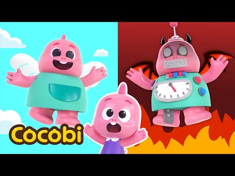 Robot Mom vs Real Mom😱 Who's Gonna Win? | Songs for Kids | Cocobi