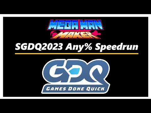 Mega Man Maker: Any% by MegaMarino in 28:10 - Summer Games Done Quick 2023