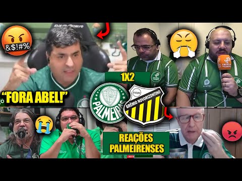 REAÇÕES dos PALMEIRENSES FURIOSOS com a DERROTA - PALMEIRAS 1X2 NOVORIZONTINO [REACT PAULISTÃO 2025]