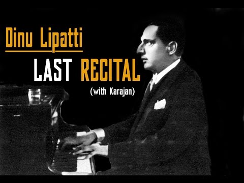 Dinu Lipatti plays Mozart - Piano Concerto No. 21/ LAST RECITAL with orchestra !!! (Karajan)
