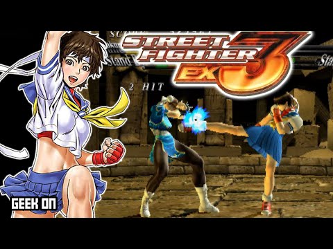 Street Fighter EX3 - Sakura (PS2 / 2000) Gameplay