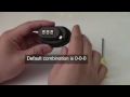 How To Set New Combination Master Lock 94 DSPT Gun Trigger Lock