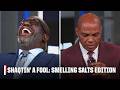Shaqtin A Fool Dillon Brooks Pregame Antics Chuck Tries Smelling Salts NBA Tip Off