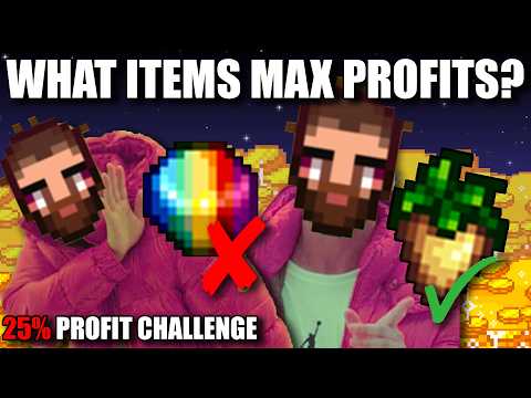 What items max profits? | The 25% Profit challenge | Stardew Valley | Ep 2