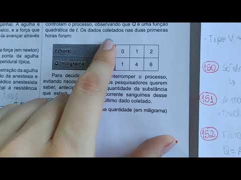 Q152 Matemática ENEM 2019 (amarelo): No desenvolvimento de um novo remédio pesquisadores monitoram a