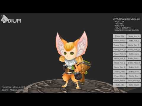 MIYA Character Modeling