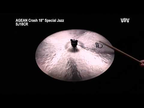 Agean Cymbals 18" Special Jazz Medium Thin Crash image 5