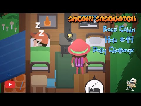Sneaky Sasquatch News - Race Cabin, Dig Hole #49, Daily Challenge and Car Customization