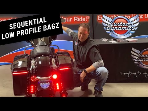 Custom Dynamics Sequential Low Profile Saddlebag Lights for H-D