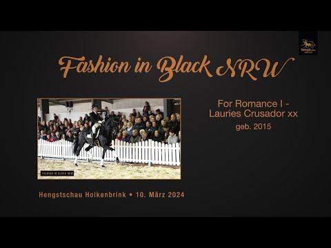 Fashion in Black NRW - Präsentation Hengstschau 2024