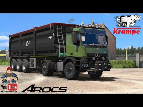 [ETS2 v1.31] Mercedes Benz Arocs Agrar & Krampe SB3060 Trailer + ALL DLC´s ready