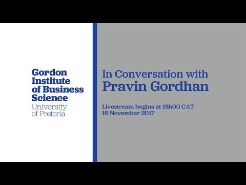 In Conversation with Pravin Gordhan - live from GIBS