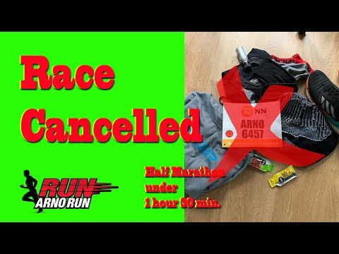 比賽取消 半程馬拉松1小時30分以下的比賽 (Race cancelled Half Marathon under 1 hour 30 minutes)
