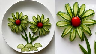 Download the video "Want to know to make these basic cucumbers beautiful? Try this decoration out! #shorts"