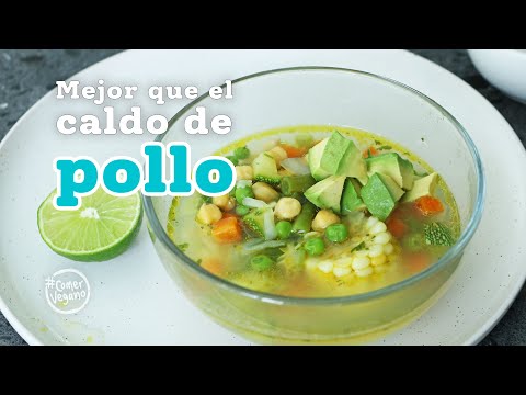🐥 Esta receta es MEJOR que el CALDO DE POLLO | Una versión limpia, saludable y alta en proteína...