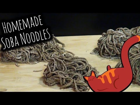 Homemade Soba Noodles | From Scratch Japanese Pasta | Only 3 Ingredients
