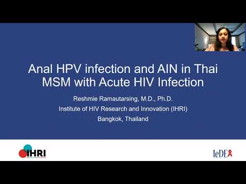 Anal HPV infection and Acute Intraepithelial Neoplasia in Thai MSM with Acute HIV (Ramautarsing)