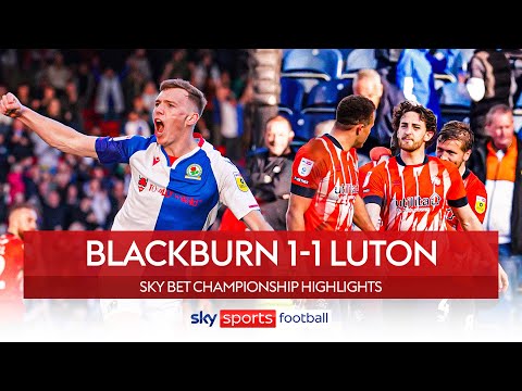 Carter LATE header keeps Rovers in play-off hunt | Blackburn 1-1 Luton | Championship Highlights