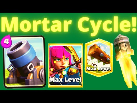 BEST MORTAR DECK in Clash Royale!! - Easy Wins with Mortar Rocket Cycle Deck!