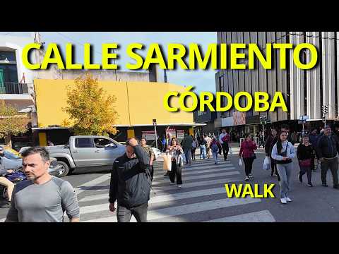 Así se Ve Calle Sarmiento 😱 | Córdoba Walking Tour 4K