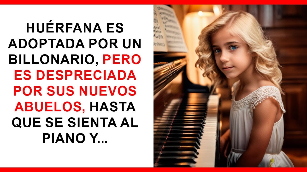 Huérfana es adoptada por un billonario, pero sus abuelos la desprecian hasta que toca el piano...
