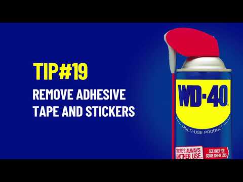 How To Remove Adhesive Tape and Stickers Using WD-40 Multi-Use Product