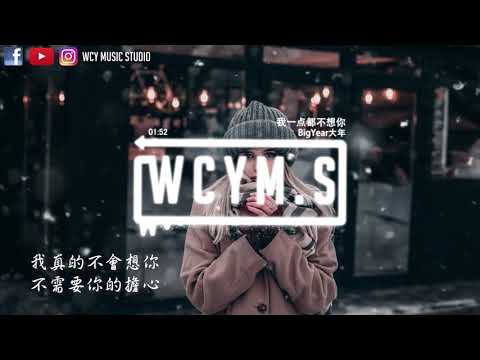 BigYear大年 - 我一点都不想你【動態歌詞/Lyrics Video】