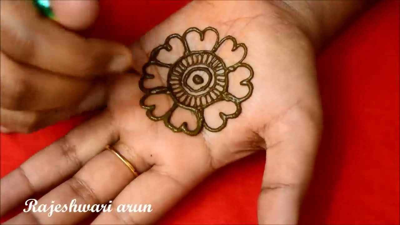 simple arabic mehndi design for hands by rajeshwari arun