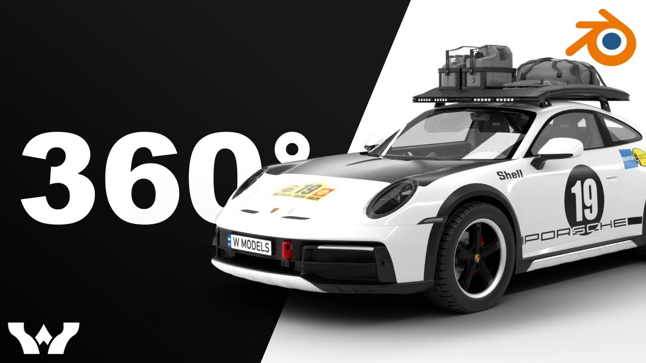 Porsche 911 Dakar 2023 Rallye 1971 3D Model