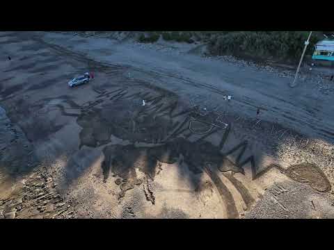 Malvinas Argentinas Arte Efímero en El Cóndor Río Negro 