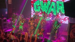 Gwar performs “The Salaminizer” at The Vogue on 11/06/21