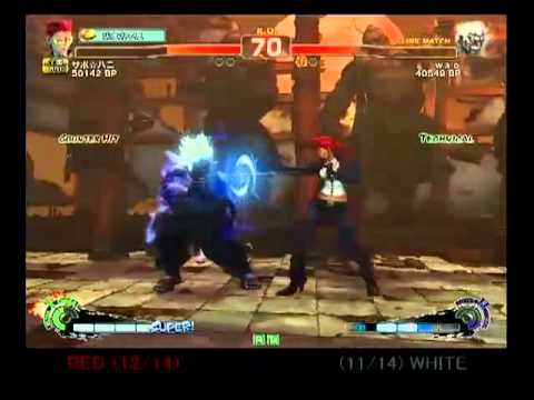 SSF4 AE: wao (Oni) vs sabo-hani (Viper)