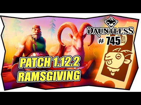 DAUNTLESS #745 PATCH 1.12.2 RAMSGIVING ★ Rechenschaft ★ Doppelte XP ★ Roadmap News  Ramsgiving-Krone